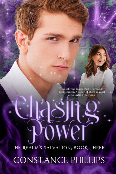 Book Cover Chasing Power book  three of The Realm's Salvation by Constance Phillips