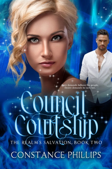 Book Cover Council Courtship The Realm's Salvation book 2 Constance Phillips